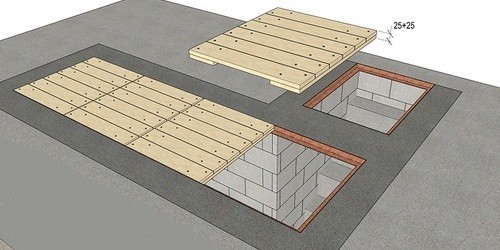 Вентиляция гаража и крышка смотровой ямы (погреба)